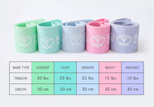 Load image into Gallery viewer, Pastel Resistance Bands - Yogi Bands Store