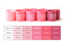 Load image into Gallery viewer, Pink Resistance Bands - Yogi Bands Store
